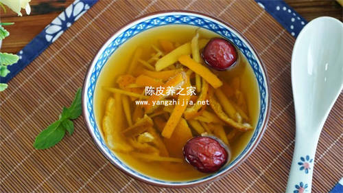 用橘子皮煲汤的作用好吗  1